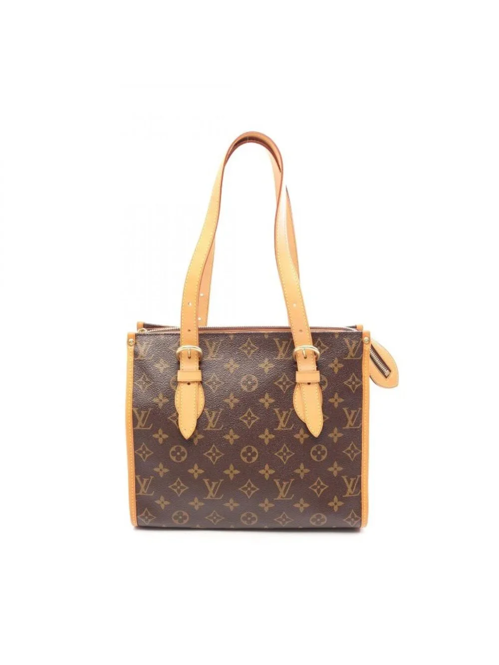 Louis Vuitton Tote Bag Popincourt Monogram Canvas Leather Povincourt